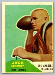 1960 Fleer Jack Kemp Chargers Rookie Card