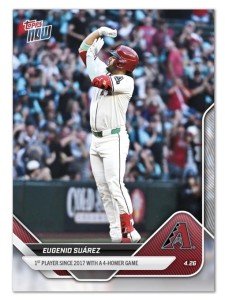 Eugenio Suárez 2025 Topps NOW® MLB Card