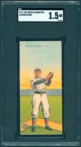 1911 T201 Mecca Double Folders Fred Clarke & Byrne