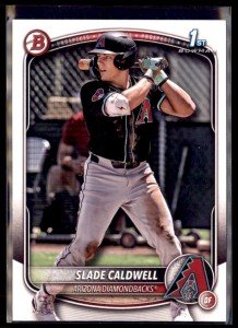 2025 Bowman Slade Caldwell Arizona Diamondbacks Card Lot