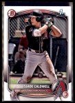 2025 Bowman Slade Caldwell Arizona Diamondbacks Card Lot