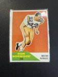 1960 Fleer Football 8 Card Collection