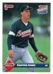 1993 Donruss Chipper Jones Atlanta Braves Card