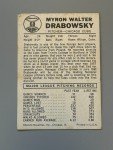 1960 Leaf Baseball Moe Drabowsky Card #68