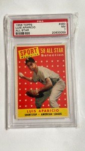 1958 Topps Luis Aparicio All-Star Sport Card #483