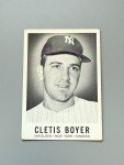 1960 Leaf Baseball Card #46 Clete Boyer