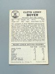 1960 Leaf Baseball Card #46 Clete Boyer