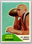 1960 Fleer Jack Kemp Chargers Rookie Card