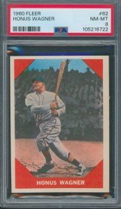1960 Fleer Honus Wagner PSA NM-MT 8 Card