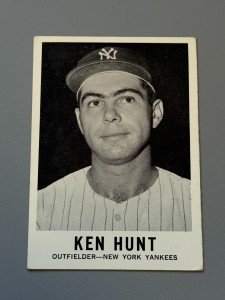 1960 Leaf Ken Hunt Baseball Card #33