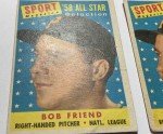 1958 Topps Sport Magazine All-Star Bob Friend Card