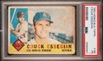 1960 Venezuelan Chuck Essegian Topps #166 PSA 1