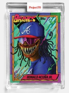 Ronald Acuna Jr. Topps Project70 #34 by Alex Pardee