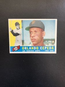 1960 Topps Orlando Cepeda #450 - HOF Giants
