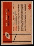 1960 Fleer Mel Branch Baseball Card #100