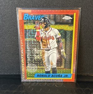 2025 Topps Series 1 Mojo Ronald Acuna Jr Card