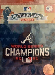 2021 Atlanta Braves World Series Patch Jersey