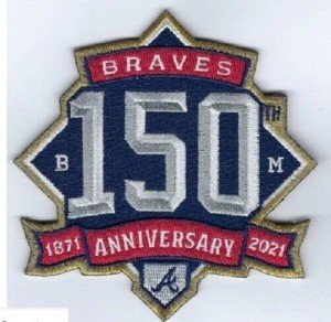 Atlanta Braves 150th Anniversary Vintage Patch