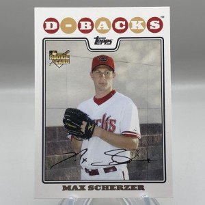 2008 Topps Update Max Scherzer Rookie Card