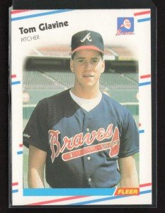 1988 Fleer Tom Glavine Rookie Card #539