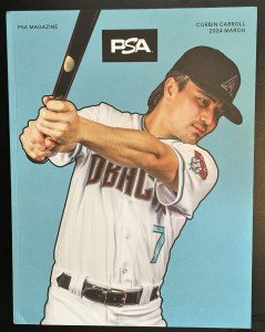 Corbin Carroll Arizona Diamondbacks PSA Magazine Cover