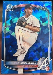 Didier Fuentes 2025 Bowman Chrome Sapphire Card