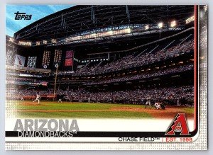 2019 Topps Series 2 Arizona Diamondbacks Chase Field Card