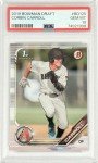 2019 Bowman Corbin Carroll 1st PSA 10 Card
