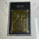 1994-97 Golden Legends Honus Wagner 22K Card