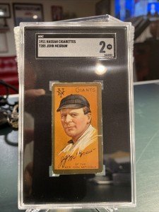 1911 T205 Gold Border John McGraw Card