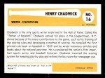 Henry Chadwick 1980-87 SSPC HOF #16 Card