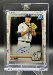 2020 Bowman Mega Box Tarik Skubal Refractor Card