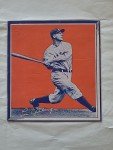 1935 Lou Gehrig Wheaties Hand Cut Card