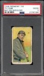 1909 T206 Ty Cobb Bat On Shoulder Card