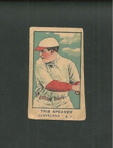 1921 Tris Speaker Vintage Baseball Card – AL Indians