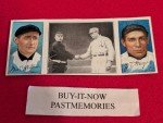 1912 Hassan T202 Triple Folders: Meyers, Wiltse, McGraw