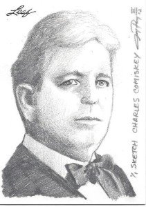Charles Comiskey 2012 Leaf Baseball Sketch Card 1/1