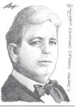 Charles Comiskey 2012 Leaf Baseball Sketch Card 1/1