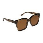 DIFF Meredith Oversized Square Sunglasses - Espresso Tortoise