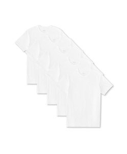 Pact Men's Organic Softspun Crew Neck Tees - 5 Pack