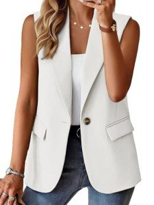 Patagonia Women's Cropped Sherpa Fleece Vest - White