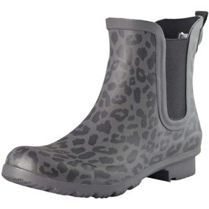 Leopard Print Eco-Friendly Ankle Rain Boots
