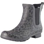 Leopard Print Eco-Friendly Ankle Rain Boots