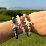 Fahlo Giraffe Tracking Bracelet - Sahara Stone