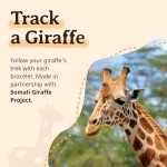 Fahlo Giraffe Tracking Bracelet - Sahara Stone
