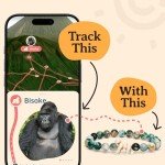 Fahlo Gorilla Tracking Bracelet for Dian Fossey Fund