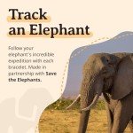 Elephant Tracking Bracelet for Conservation - Unisex