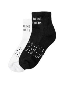 Two Blind Brothers Black & White Coolmax Socks Bundle