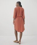 Pact Women's Organic Cotton Tie Waist Dress