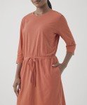 Pact Women's Organic Cotton Tie Waist Dress